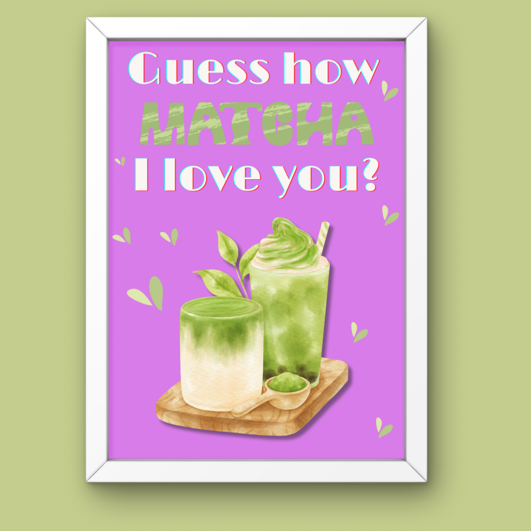 Matcha Coffee | Print Poster