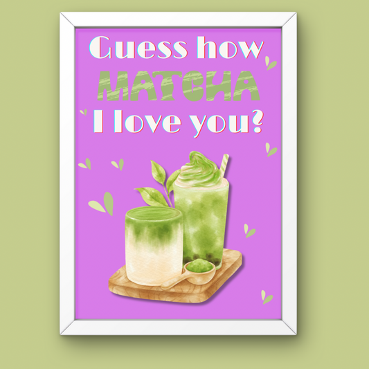 Matcha Coffee | Print Poster