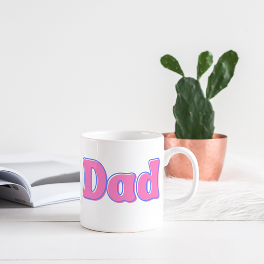 Pink Dad Mug